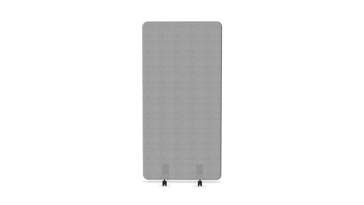 Stoo® FREE lattiasermi pyörillä - 800 x 1600 mm, vaaleanharmaa